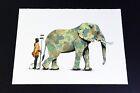Hidden Treasure Hand Finished Elephant Art Print - Karl Read Like Martin Whatson