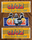 VTG RARE Q102 TEXAS BEST ROCK & ROLL Bumper Stickers / ZZ Top