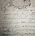 1672 antique manuscript handwritten legal document 10 pages calligraphy signed