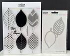 The Stamp Market LARGE LEAVES Leaf Fall Autumn 6x8 Rubber Stamps Dies Set