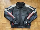 United States Of America USA Leather Vintage Phase 2 Jacket Rare M L Full Zip