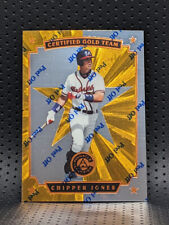 1997 Team Pinnacle Gold Chipper Jones **RARELY SEEN EXECUTIVE PROOF** Read On!