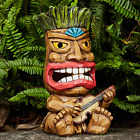 Solar Tiki Statue Outdoor Decor-Garden Guitar Tiki Statues-Tiki Bar Decorations