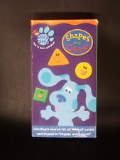 Blues Clues Shapes and Colors 2003 Nick Jr. VHS VCR Video Tape