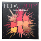 Huda Beauty Coral Obsessions Eyeshadow Palette 9 Matte, Shimmer, Metallic Shades