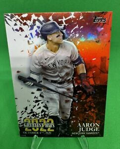 2023 Topps Series 1 - 2022's Greatest Hits #22GH-25 Aaron Judge