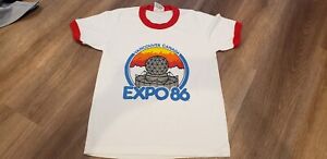 Original Vintage Vancouver Canada Expo 86 T Shirt XL 1986