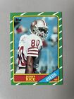 1986 Topps #161 Jerry Rice Rookie Card HOF RC 49ers
