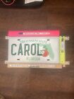 FLORIDA BOOSTER PLATE CAROL DOUBle  STAMPED ERROR PLATE .error On Letter O.