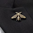 Bee Insect Lapel Brooch Small Pin Antique Gold Insect Accessories Women  Men