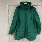 Winter Coat Adjustable Cuffs Removable Hood Zip Snap Sz Large Front River Edge