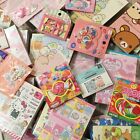 Kawaii 45 pcs Sticker Flakes + 25 Memo Sheets Grab Bag Japan Cute Stationery Lot