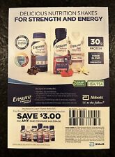 25 Ensure Energy Protein Shake Coupons For $3 Off Each Save $75 Exp: 6/30/25