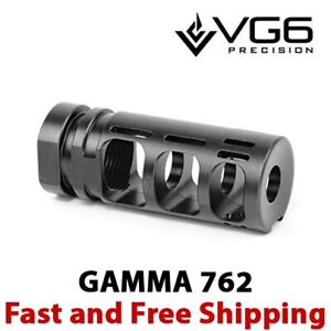 VG6 Precision GAMMA 762 Muzzle Brake /Compensator 7.62 / .308 Win -Black Nitride