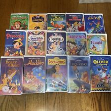 WALT DISNEY CHILDRENS CLASSICS VHS MOVIES TAPES LOT OF 15 MOVIES Great condition
