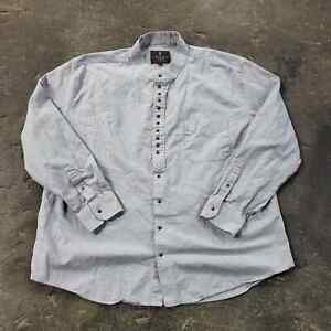 Celtic Ranchwear Frontier Shirt Size 2XL XXL Gray Cowboy Long Sleeve Button Up