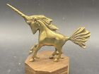 New ListingVintage Brass Unicorn Figurine Mythical Fantasy Sculpture Standing Solid Brass