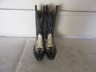 Boulet Snakeskin Cowboy Boots 10.5 E - With shoe trees - style# 5532