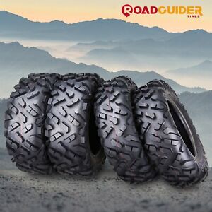 4 Roadguider ATV UTV Tires 26x9-12 26x9x12 & 26x11-12 26x11x12 6PR