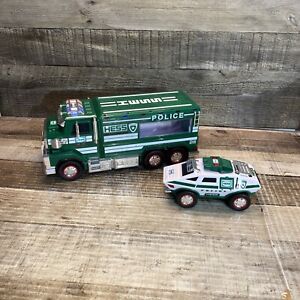 2023 Hess Toy Police Truck w/ Cruiser. 74 Lights & 4 Sounds!  Works