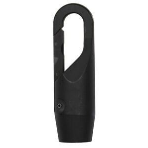 GrovTec US Inc Snap Hook-Heavy Duty Push Button Adaptor Metal Black - GTSW269