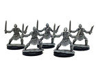 Skeleton Warriors Set of 5 D&D DnD Miniatures Minis 28mm Soldiers