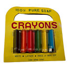 Vintage 100% Pure Soap Crayons Bath Soap Toys Kids Children Made In Japan NOS