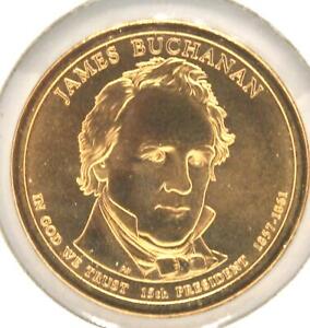 Single James Buchanan Face $1 Dollar Gold Piece 15th President Collectible Coin