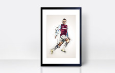 Jarrod Bowen Wall Print | A4 | Wall Art Gift | Football | Poster West Ham