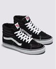 VANS SK8 HI  Skateboard Shoe SNEAKER BLACK BLACK WHITE Size 11.5 men & size 13 W