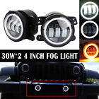 Pair 4 Inch LED Fog Lights Lamp for Jeep Wrangler JK TJ LJ Dodge Journey Charger (For: Jeep Wrangler JK)