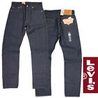 Levis 501 Men's Original Shrink To Fit Button Fly Jeans Raw Rigid Blue 0000 NEW