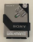RARE Vintage Sony WM-2 Stereo Walkman II Cassette Player with Case