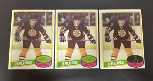 Lot (x3) 1984-85 Topps RAY BOURQUE Rookie Cards RC #140 Boston Bruins