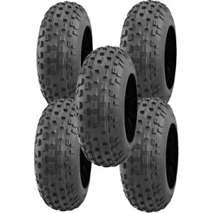 (QTY 5) 23.5x8-11 Vision P321 Journey ATV  LRA Black Wall Tires