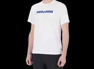 Sea-Doo Signature Men's T-Shirt - White/Lava Red/Turquoise/Magnesium