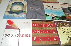 Lot (10)  Christian Non-Fiction Paperbacks, Workbooks, Christian Living & More