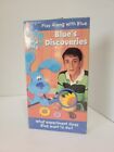 Blue’s Clues Play Along Blues Discoveries VHS New Sealed T12