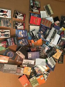 100 total promo single cassette lot most sealed plus some full ablums rock