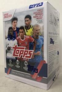 2022-23 Topps UEFA Club Competitions Champions Soccer Factory Sealed Blaster Box