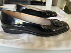 Salvatore Ferragamo Women's Flat Shoes/Patent Leather/Black/8