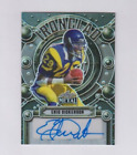 Eric Dickerson 2024 LEAF METAL IRONCLAD PRISMATIC SILVER AUTO # 10/10 RAMS
