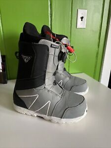 Men's Burton Highline BOA Imprint1 Snowboard Boots Gray/Black Mens Size 8.5
