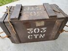 303 wood Ammunition Crate wooden Ammo box