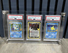 Mr Parcels Premium Pokemon Card PSA Slab Display Frame - 3x1 Wall Mounted