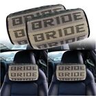 2x JDM BRIDE Gradation Neck Headrest Pillow Cushion Fabric Racing Seat Material