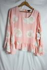 A.N.A  A New Approach Ladies Size XL Long Sleeved Floral Blouse NWT