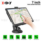 XGODY 7'' Motorhome Car GPS Navigation for Car Truck Sat Nav Navigator Free Maps