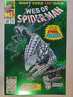 WEB of SPIDER-MAN # 100 ~ Giant-Sized, Foil cover, 1st Spider-Armor, NM (9.4) WP