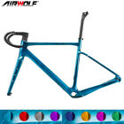 Airwolf Carbon Gravel Frame Road Bike Cyclocross Touring Bicycle Crystal Paint